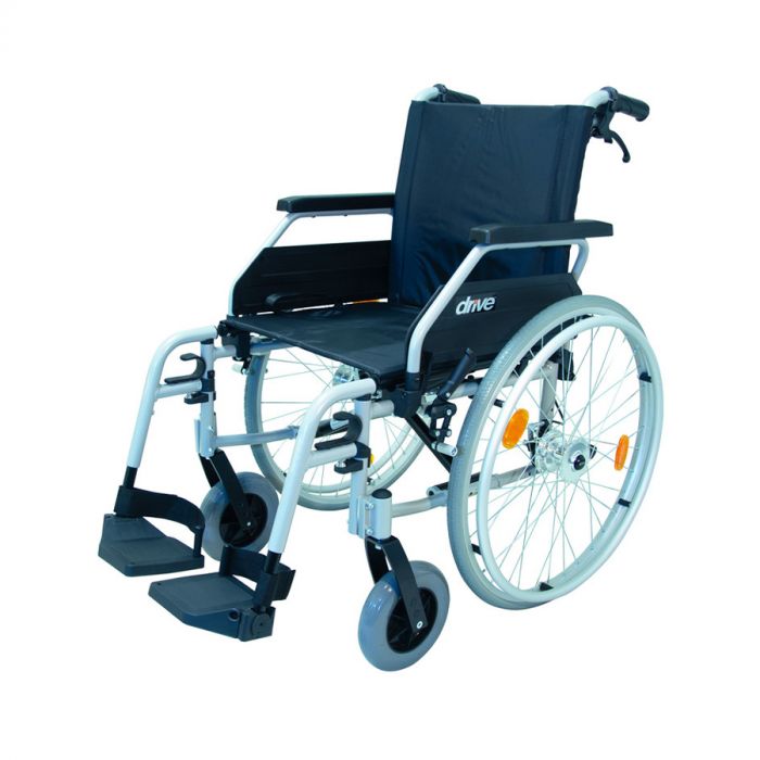 Drive DeVilBliss Lightweight Aluminium Wheelchair Litec 2G (Seat width 50 cm) | Crash Tested Drive DeVilBliss Lightweight Aluminium Wheelchair Litec 2G (Seat width 50 cm) | Crash Tested
